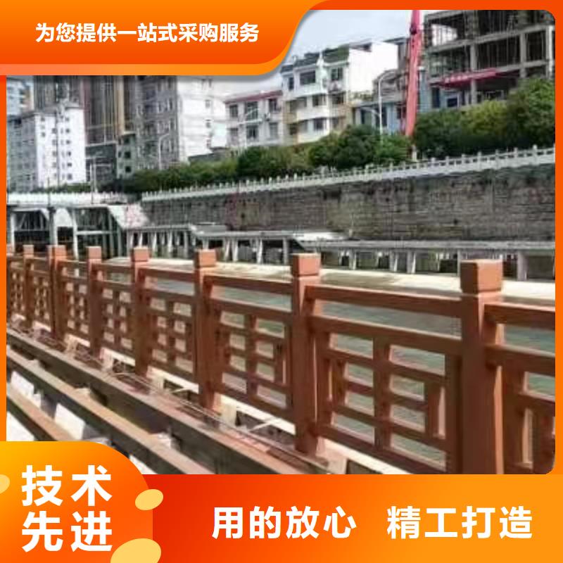 铸造石仿石护栏立柱道路桥梁防撞护栏厂家批发货源本地公司