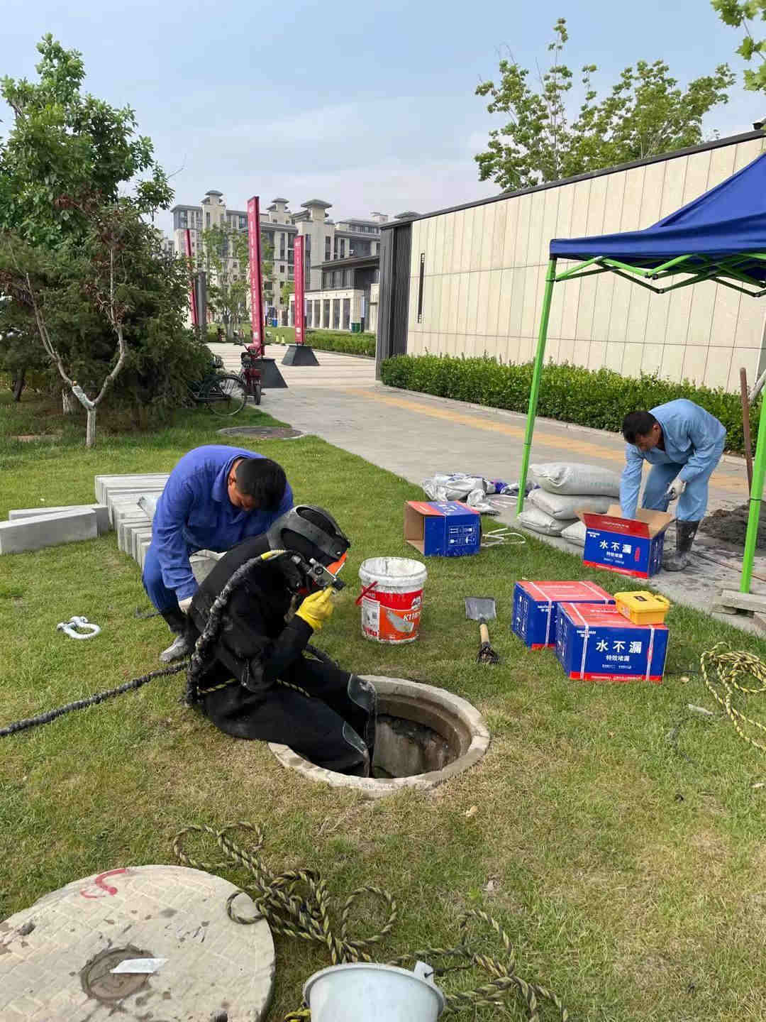 水下拆除管道砖墙施工本地就有队伍