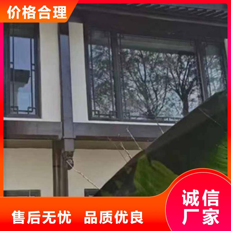 古建亭廊_铝代木古建拒绝中间商生产经验丰富