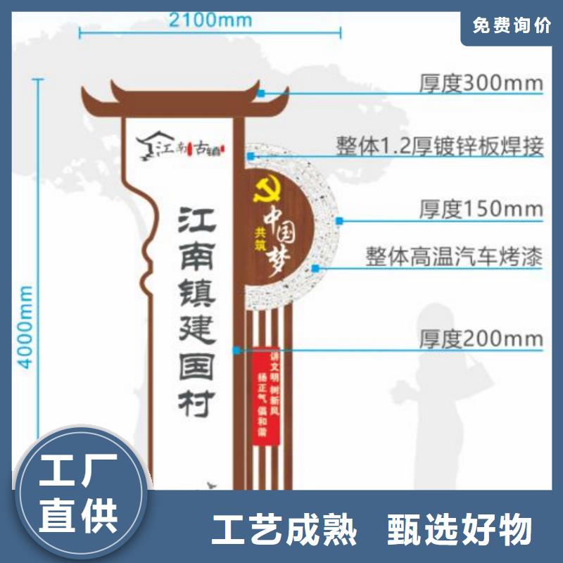 仿古木纹美丽乡村标牌为您介绍实体厂家