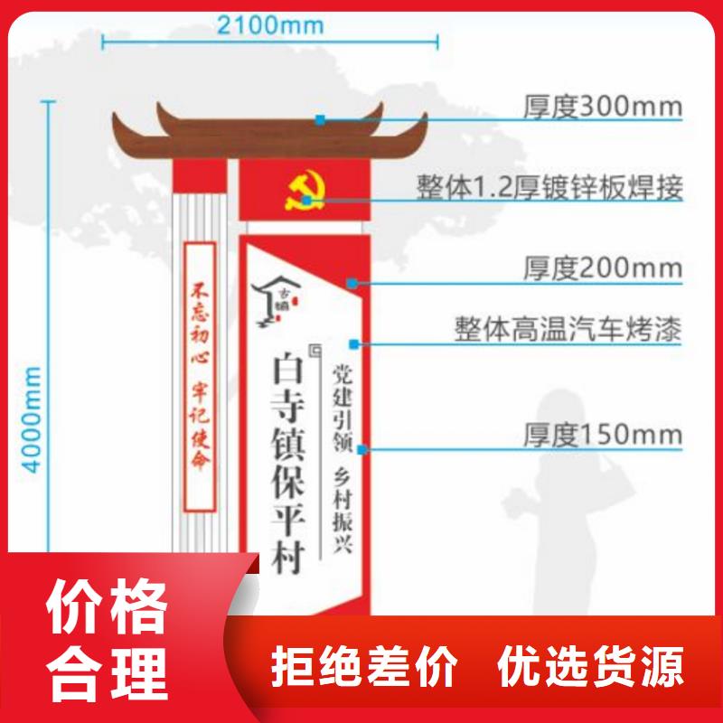 定制美丽乡村标识牌畅销全国工程施工案例