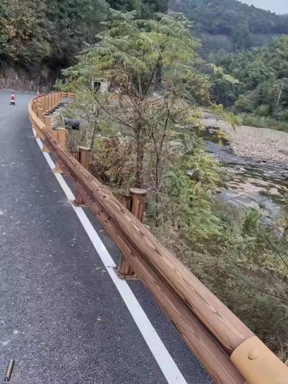 凉亭花架木纹漆厂家定制